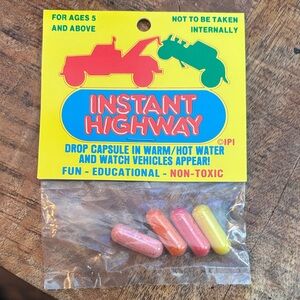 Vintage Instant Highway Colorful Capsule Toy Set